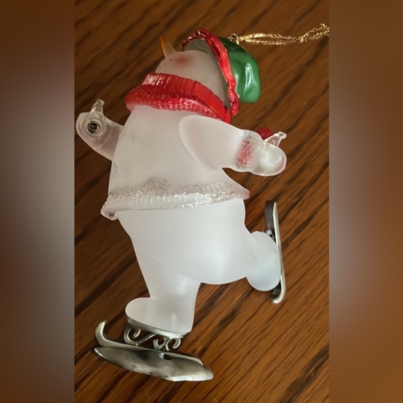 Santa Ice Skating Ornament - Picture 2 of 5